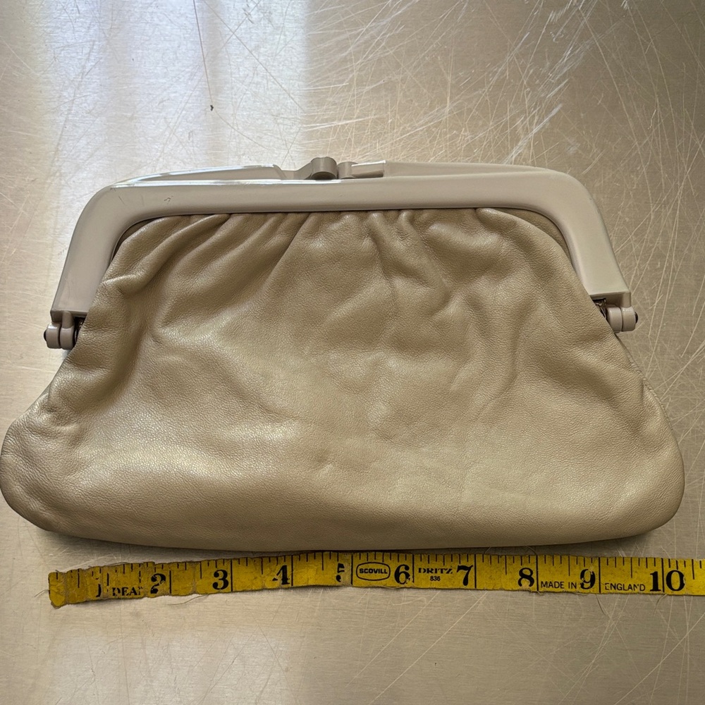 Leather clutch